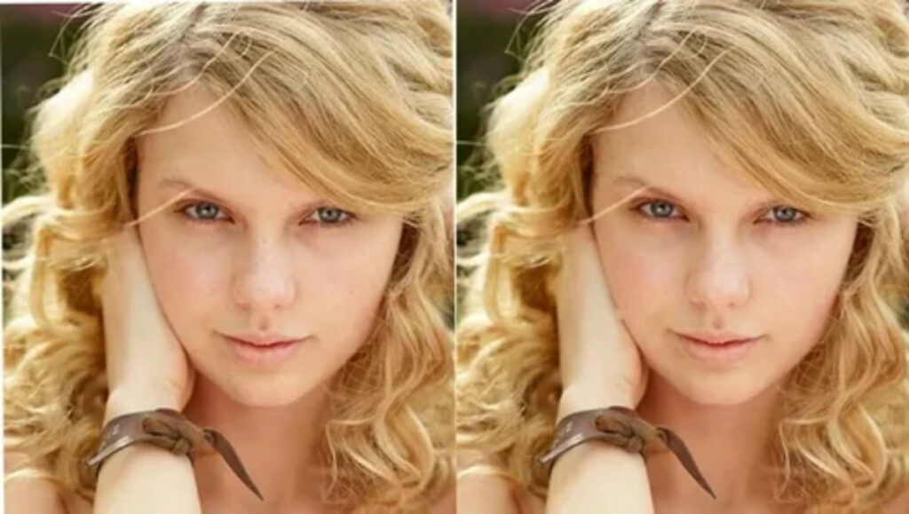 Taylor Swift without Makeup